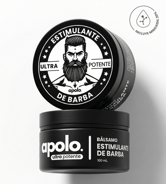 Bálsamo para Crecimiento de Barba Ultra Potente con Minoxidil 20%