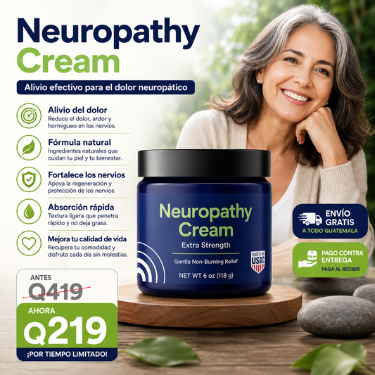 Neuropathy Cream™ – Crema de Alivio y Bienestar para Pies y Piernas