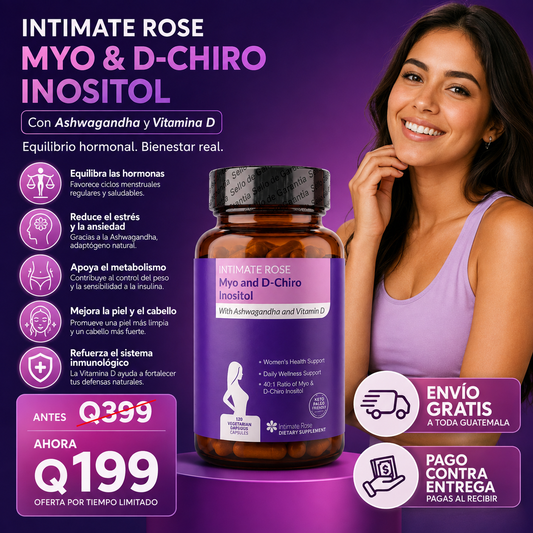 Intimate Rose™ – Equilibrio Femenino con Myo & D-Chiro Inositol