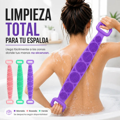 Cepillo de Silicona para Espalda | Limpia sin Esfuerzo